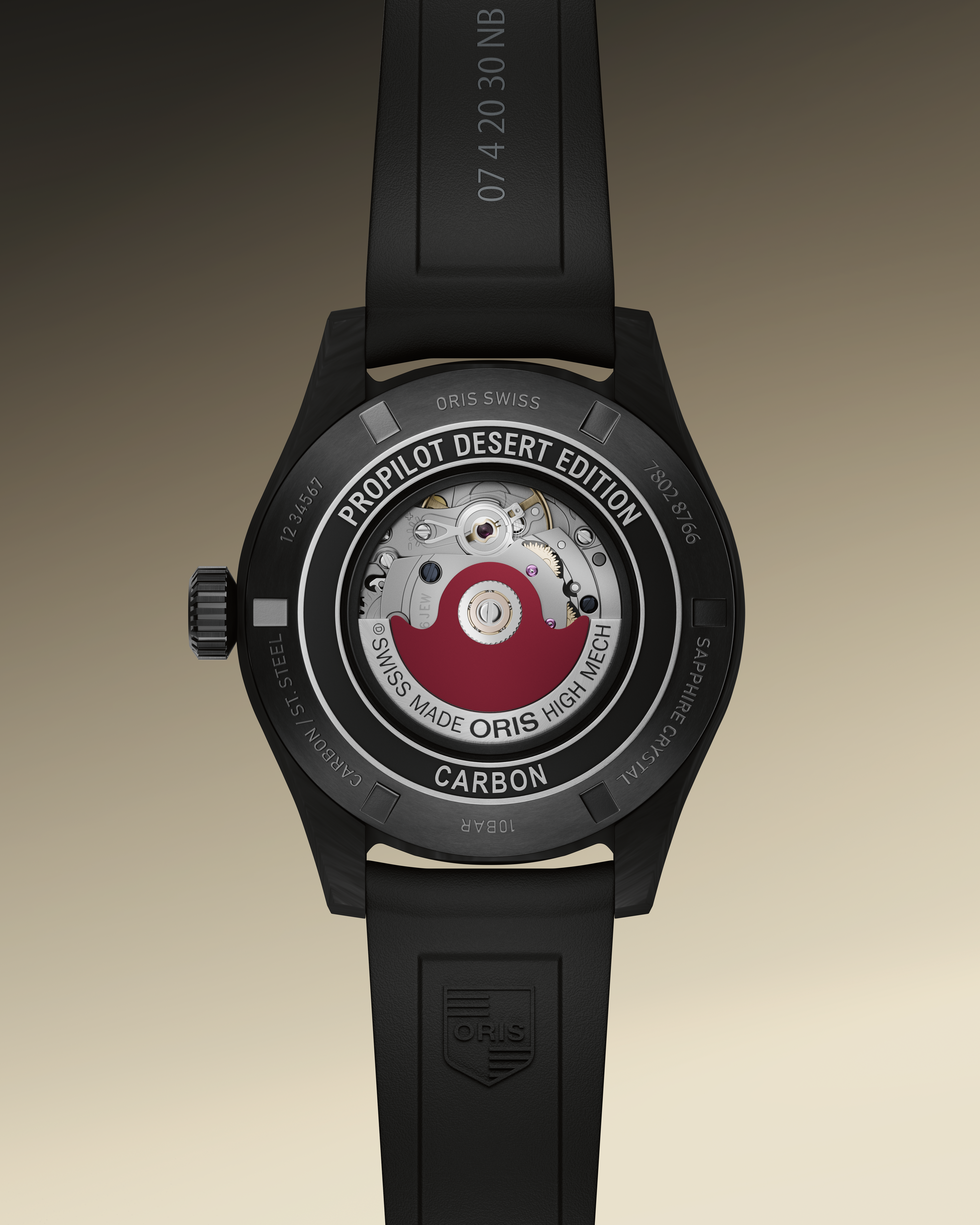 ORIS  Мужские швейцарские часы, автоматический механизм, карбон, 41 мм